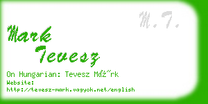 mark tevesz business card